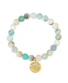 Unwritten Multi Stone Evil Eye Bracelet In Gold