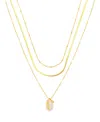 Unwritten Seashell Pendant Layered Necklace Set