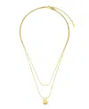 Unwritten X Moda Sport Silver Tone Water Resistant Initial Layered Necklace In Gold S