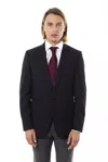 Uominitaliani Front Flap Pocket  Blazer In Black