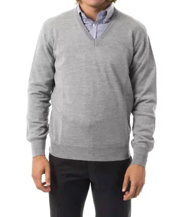 Uominitaliani Wool Sweater In Gray