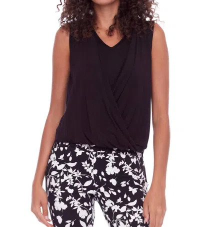 Up Asymetric Crossover Top In Black