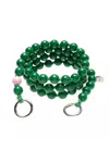 Up Beads Phone Crossbody Chain Emerald