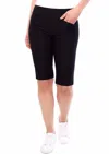 Up Bermuda-length Techno Short In Black In Black