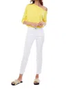 Up Slim Ankle Pull On Pant In White In White