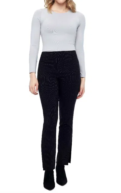 Up Fancy Slim Ankle Pant In Black