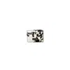 Up-fuse Women's Black / White Flip Cardholder - White Confetti