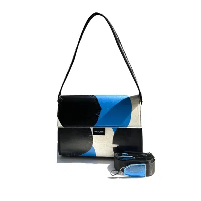 Up-fuse Women's Blue Lolita Multi-way Bag  Xl- Bubbles