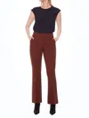 Up High Rise Bootcut Ponte Pants In Fern In Brown