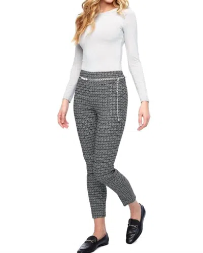 Up Jacquard Pants In Sparkle In Grey