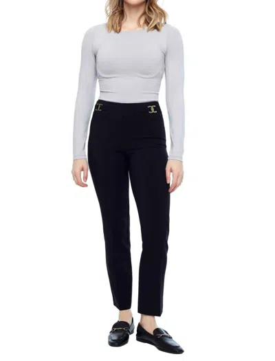 Up Ladies Palermo Slim Trouser In Black
