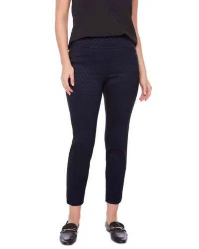 Up Petal-slit Techno Ankle Pant In Navy In Blue