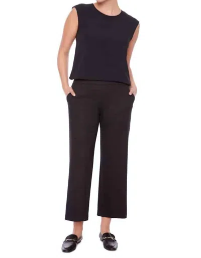 Up Ponte Gaucho Bootcut Pants In Hove Black