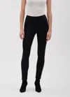 Up Shiney Snake Print Ponte Slim Pant In Snake Black In Multi