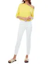 Up Slim Ankle Pull On Pant In White In White
