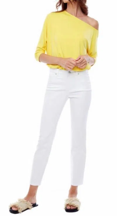 Up Slim Fit Denim Jeans In White