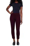 Up Slim Fit Trouser Pants In Beads (maroon) In Multi