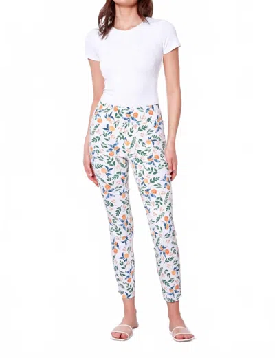 Up Techno Ankle Pant In Mandarin In White