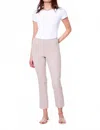 Up Textured Jacquard Ankle Pant In Stone In Neutral