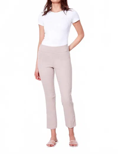 Up Textured Jacquard Ankle Pant In Stone In Neutral