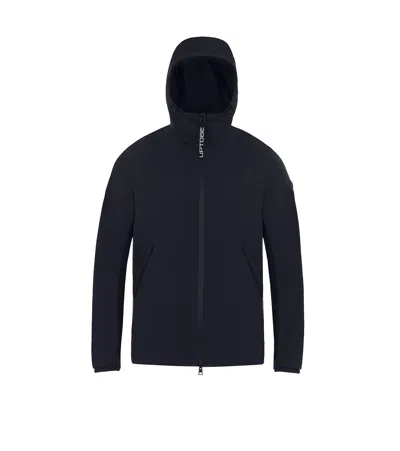 Up To Be - Short With Hood; Mat. Bistretch Detong/807/blu In Blue