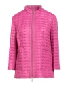 Up To Be Woman Jacket Fuchsia Size 10 Polyester In Pink