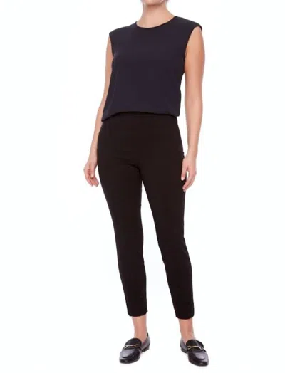 Up Vex Petal Slit Techno Ankle Pant In Black