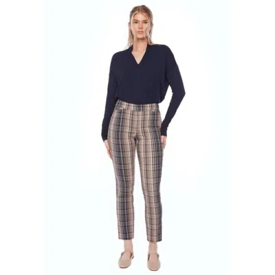 Up Waterford Plaid Techno Full Length Pant In Multi