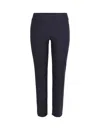 Up Women's Ankle Petal Slit Pants In Navy In Blue