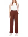 Up Women's Ponte Palazzo Pants In Brown In Brown
