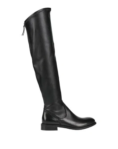 U.p.44 U. P.44 Woman Boot Black Size 8 Calfskin
