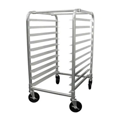 Update International 10 Tiers Aluminum Pan Rack In Silver