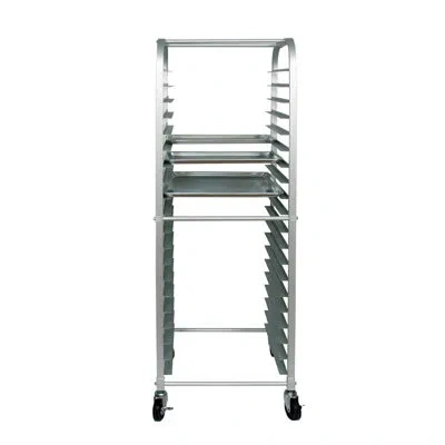 Update International 20 Tier Aluminum Pan Rack In Silver