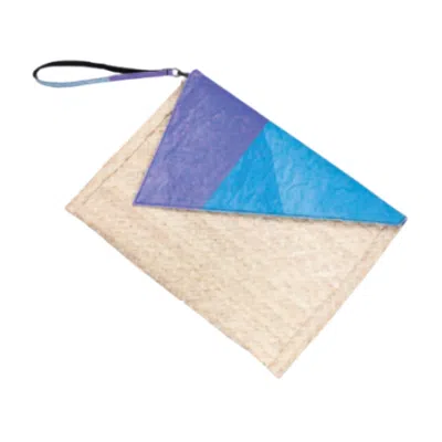 Up-fuse Women's Bay Clutch - Purple Square In Multi
