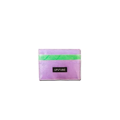 Up-fuse Women's Flip Cardholder - Green/purple