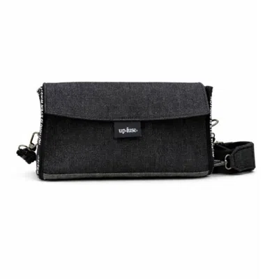 Up-fuse Women's Luxe Lolita Shoulder Bag - Recycled Black Denim