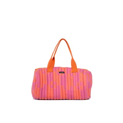 Up-fuse Women's Pink Duffle Bag - Peach