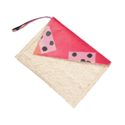 Up-fuse Women's Pink / Orange Bay Clutch - Monopoly In Multi
