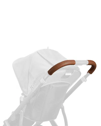 Uppababy Vista Leather Stroller Handlebar Covers In White