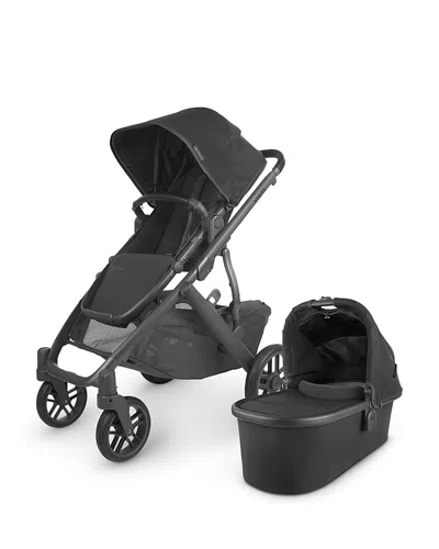 Uppababy Vista V2 Stroller & Bassinet In Jake - Charcoal Carbon Frame Black L