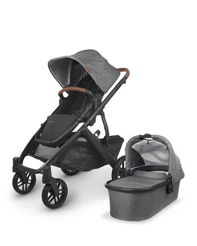 Uppababy Vista V2 Stroller In Greyson - Charcoal Mélange Carbon Fram