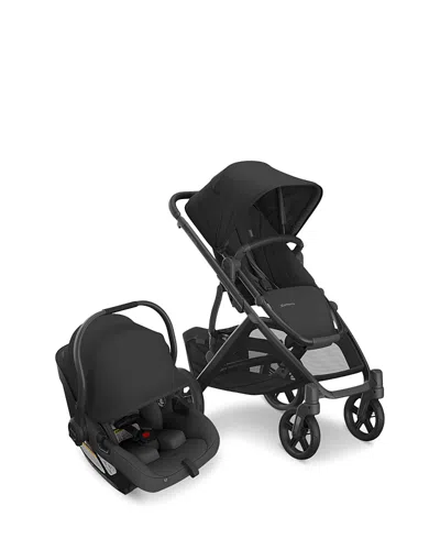 Uppababy Vista V3 + Aria V2 Travel System In Black