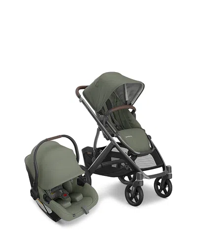 Uppababy Vista V3 + Aria V2 Travel System In Green