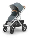 Uppababy Vista V3 Stroller In Callum - Stone Blue/silver Frame/sand Le