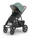 Uppababy Kids'  Vista V3 Stroller In Gwen - Green Mélange/carbon Frame/saddle