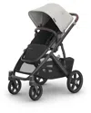 Uppababy Vista V3 Stroller In Savannah - Pearl Gray Jacquard Carbon