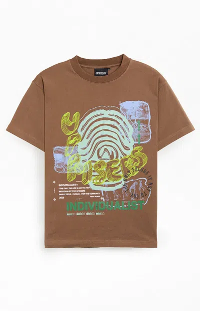 Uprisers Men's Family Drive X Individualist Lab T-shirt In Brown