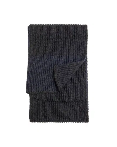 Upstate Stock Ragg Wool Scarf In Navy Malange In Blue