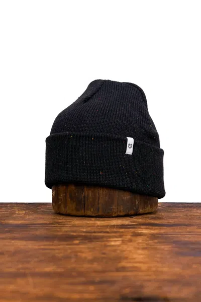 Upstate Stock Unisex Blackout Easy Fit Upcycled Cotton Beanie