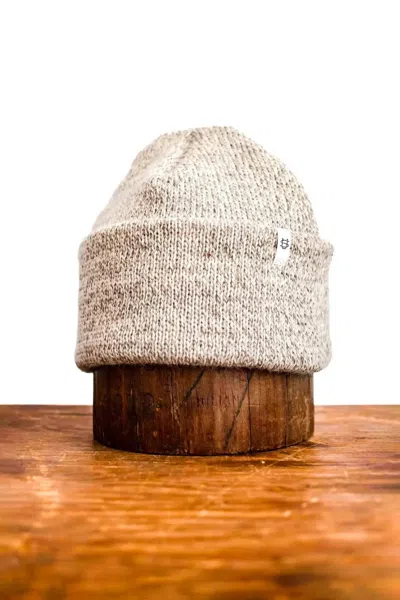 Upstate Stock Unisex Melange Ragg Wool Beanie In Oatmeal In Neutral